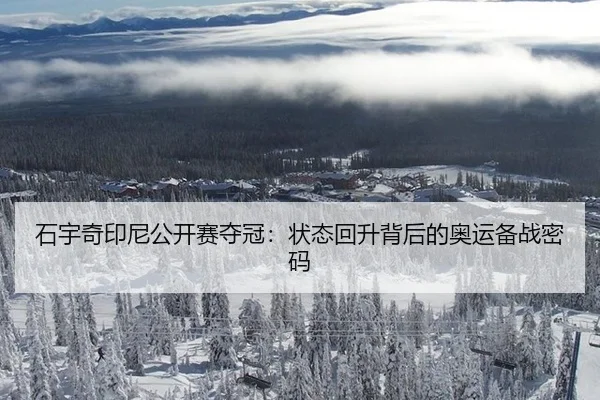 石宇奇印尼公开赛夺冠：状态回升背后的奥运备战密码